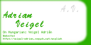 adrian veigel business card
